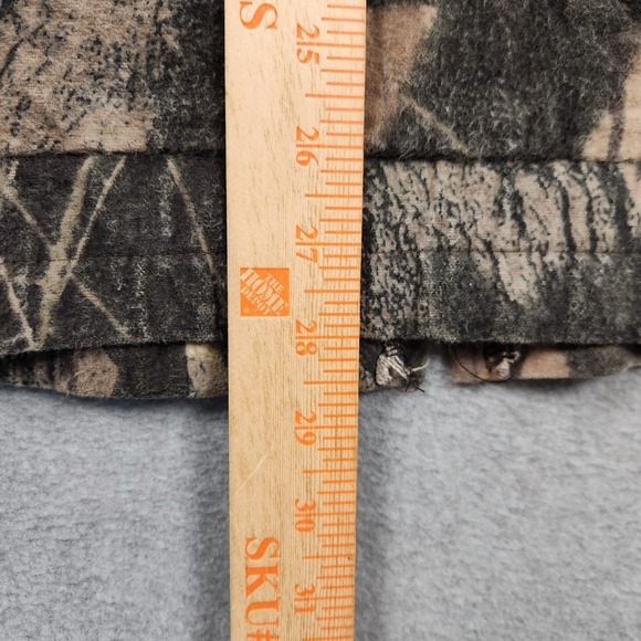 Vintage Mossy Oak Camo Jacket 2XL Breakup Full Zip Bomber Hunting Pockets USA - Picture 10 of 12